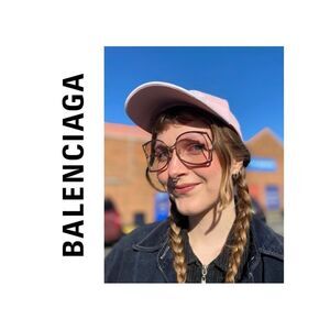 Balenciaga Vintage 1970s Oversized Glasses